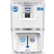Kent GRAND STAR ZWW, 9 Ltrs RO+UV+UF + TDS Control Wall Mountable Water Purifier, White
