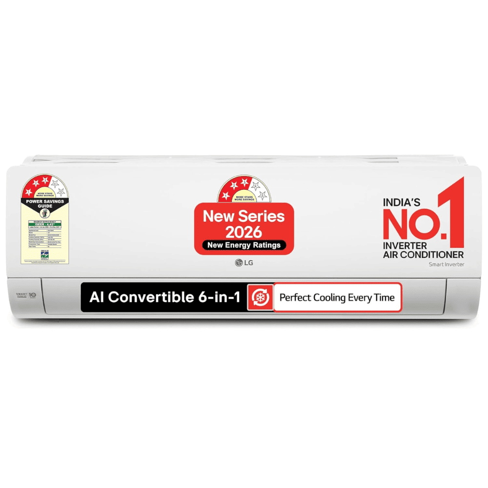 LG 1.0 Ton 3 star Inverter Split Air Conditioner (AS Q12CNXE.AMLG) 2026 model