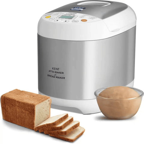 Kent Atta and Bread Maker, Fully Automatic with 19 Pre-set Menu (Steel Grey)