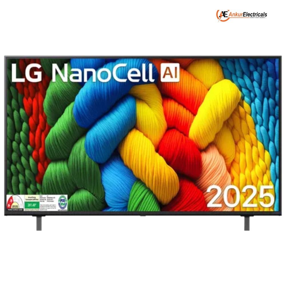 LG 65NANO83A6A, 65 Inches 4K Ultra HD Smart NanoCell TV, Black