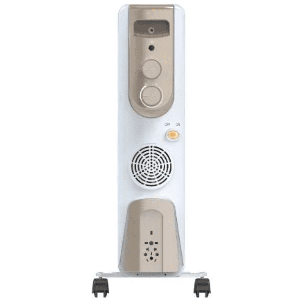 Bajaj 13 Wave Fins 2900 Watts Oil filled Radiator Room Heater (OFR Vienna13f, Beige & White)