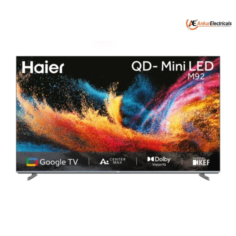 Haier H65M92FUX, 65 Inches 4K Ultra HD Mini LED Smart TV, Black