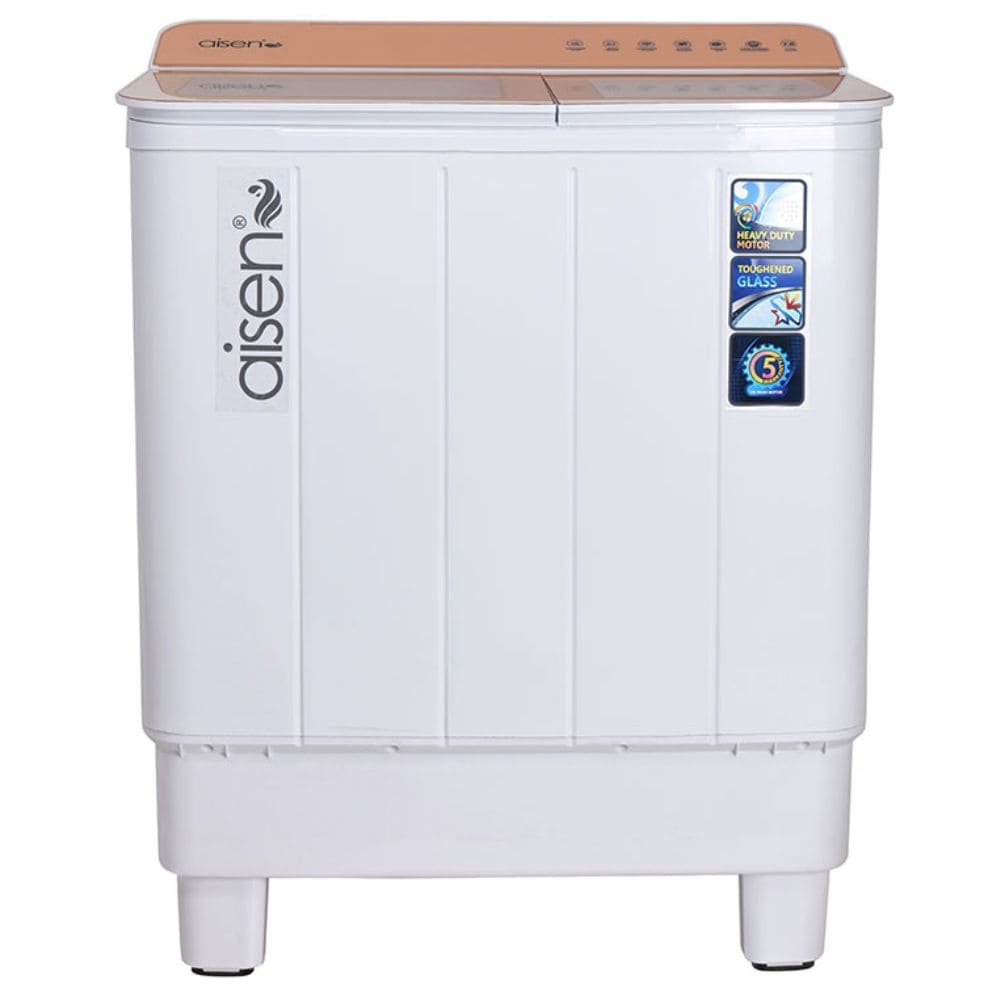 Aisen 7 Kg 5 Star Semi-Automatic Top Load Washing machine (A70SWT640,White)
