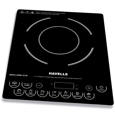 Havells Ghcicdqk180, 1800 Watts INSTA Induction Cooktop