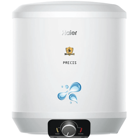 Haier 10 Ltrs Storage 5 Star Wall Mounting Water Heater Geyser (ES10V-ESTILE White)