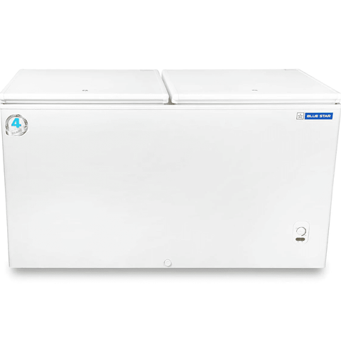 Blue Star CF3-300MEW, 284 Ltrs Double Door Convertible Deep Freezer, White