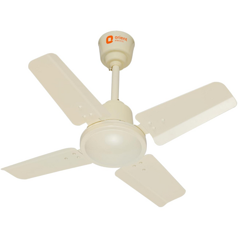 Orient New Air Plus, 600mm,4 Blade Small Ceiling Fan for Kitchen (Ivory)