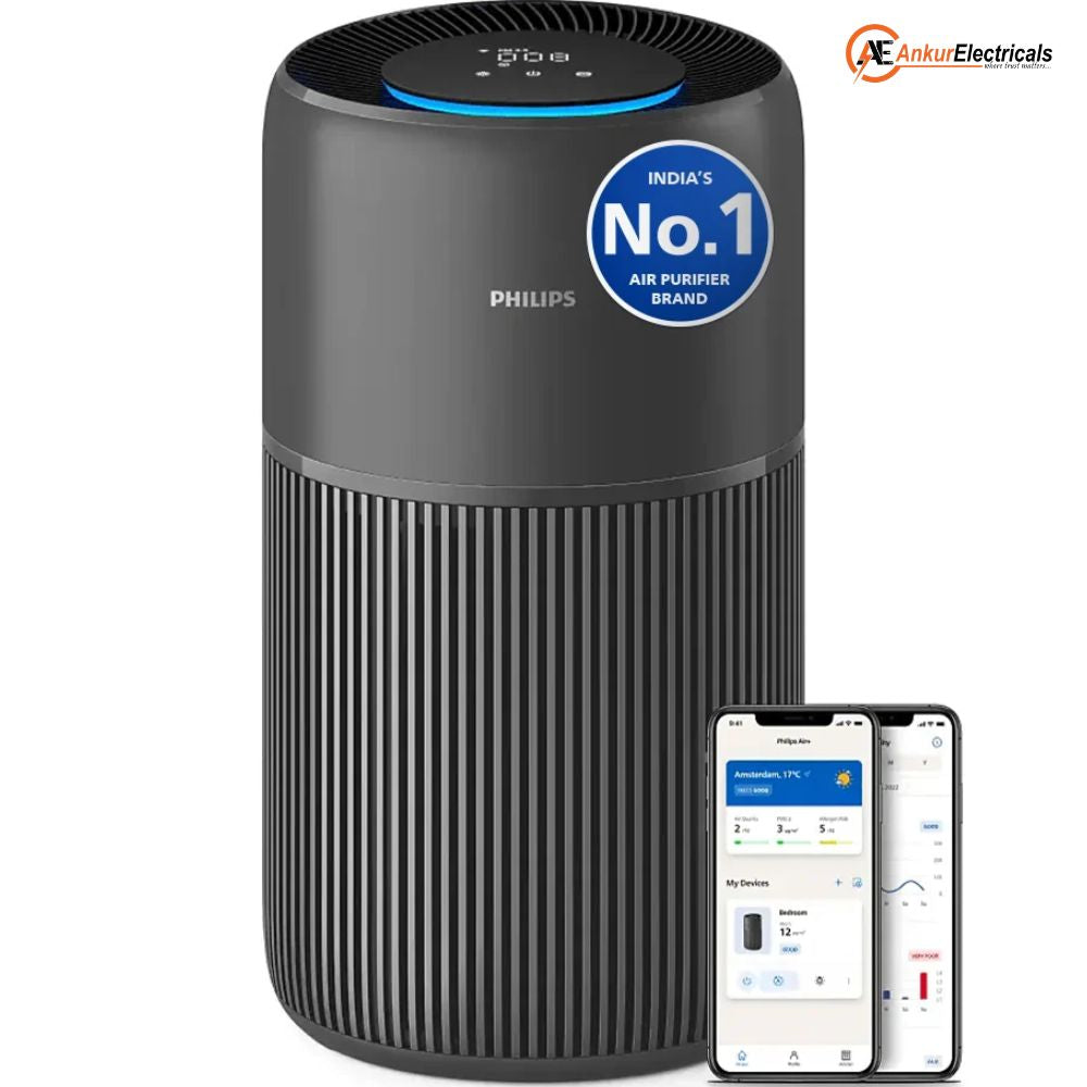 Philips AC2221/63, Pure Protect Quiet 2200 Series Smart Air Purifier(540 sqft, Black)