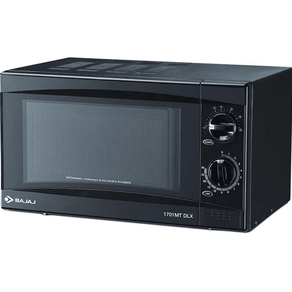 Bajaj 17 Ltrs Solo Convection Microwave Oven, Digital Display (1701 MT Dlx,Black)