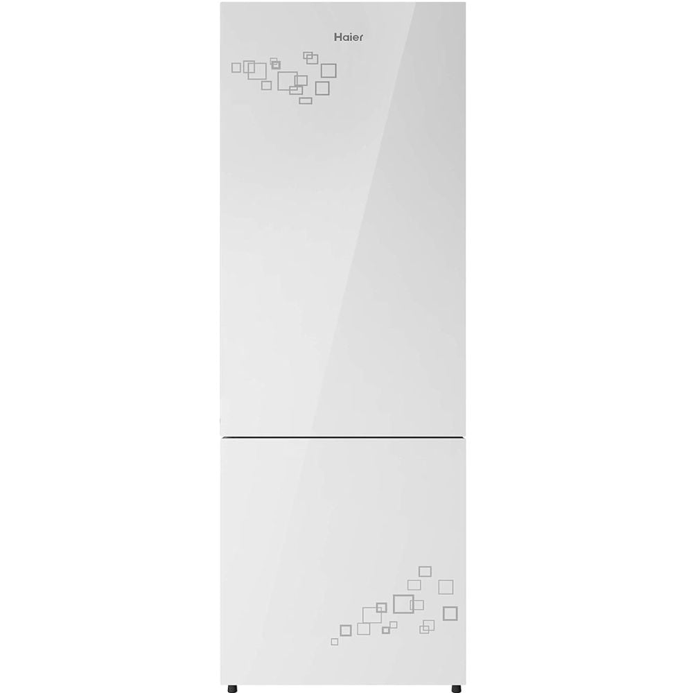 Haier 325 Ltrs 3 Star Inverter Frost Free Double Door Refrigerator (HRB-3753PMG-P, silver)