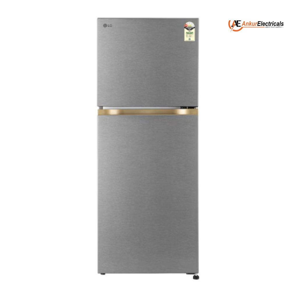 LG 225 Ltrs, 1 Star Auto Smart Inverter Double Door Refrigerator (GLT2216XZDS, Dazzle Steel)