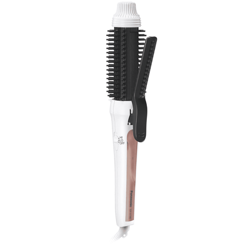 Panasonic EH-HT40, Hair Straightener curling iron brush type (White)