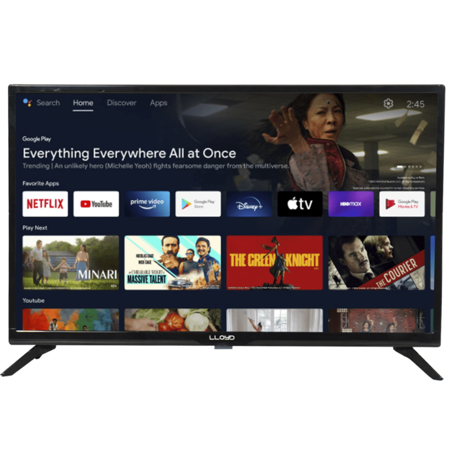 Lloyd 32HS410D, 32 Inches, HD Ready Smart LED Tv, Black