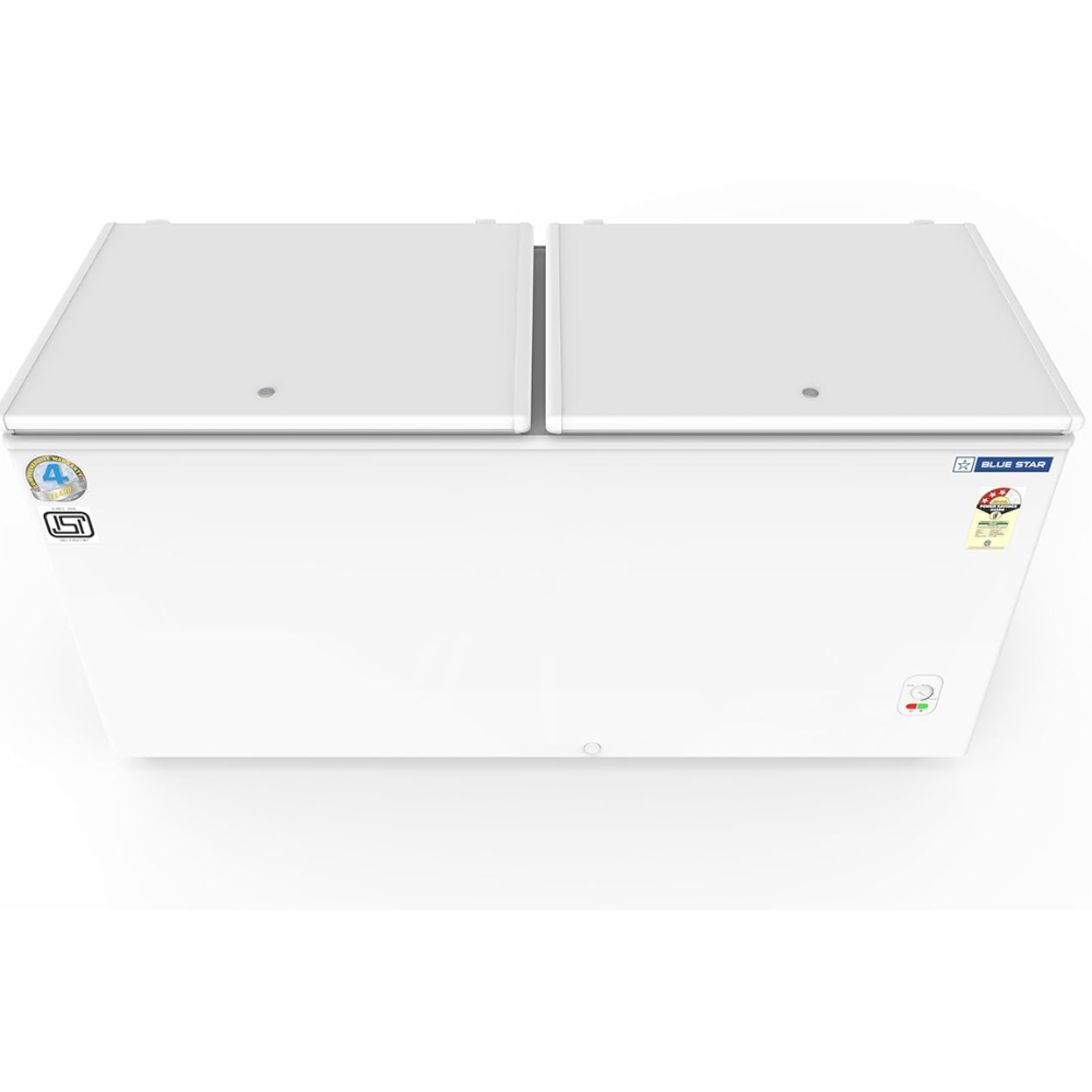 Blue Star CF3-500MPW, 484 Ltrs Double Door Convertible Deep Freezer, White