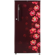 LG 185 Ltrs 2 Star Direct Cool Single Door Refrigerator (GL-B199GSJB, Scarlet Jasmine)