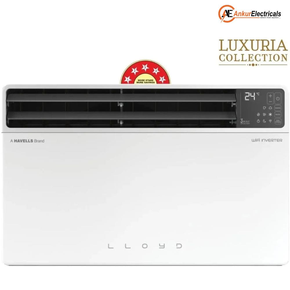 Lloyd 1.5 Ton 5 Star Inverter Window Air Conditioner (GLW18V5AGTPR, 6 in 1 Convertible)