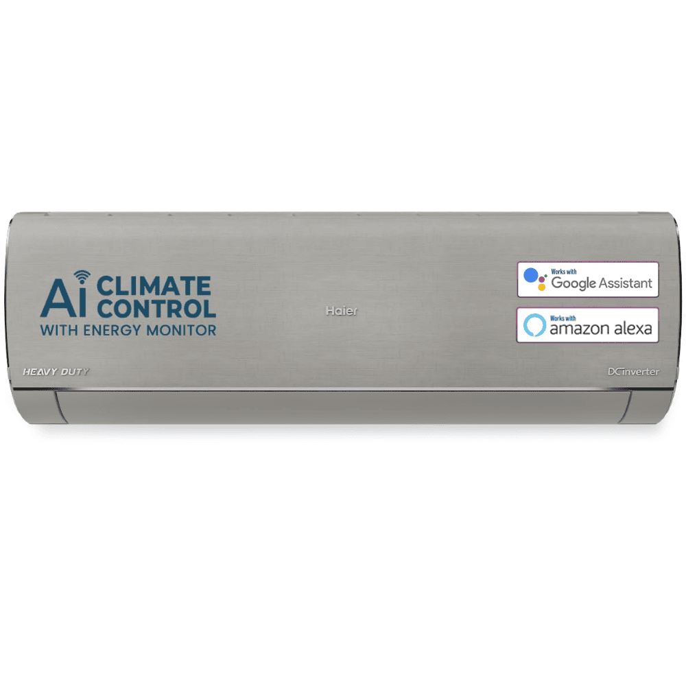 Haier 1.5 Ton 5 Star Elegante Heavy Duty AI Air Conditioner (HSA19GHD-GAI5NB-I 5125 W)