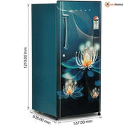 Lloyd 185 Ltrs, 3 Star Direct Cool Single Door Refrigerator (GLDG203ANACF)