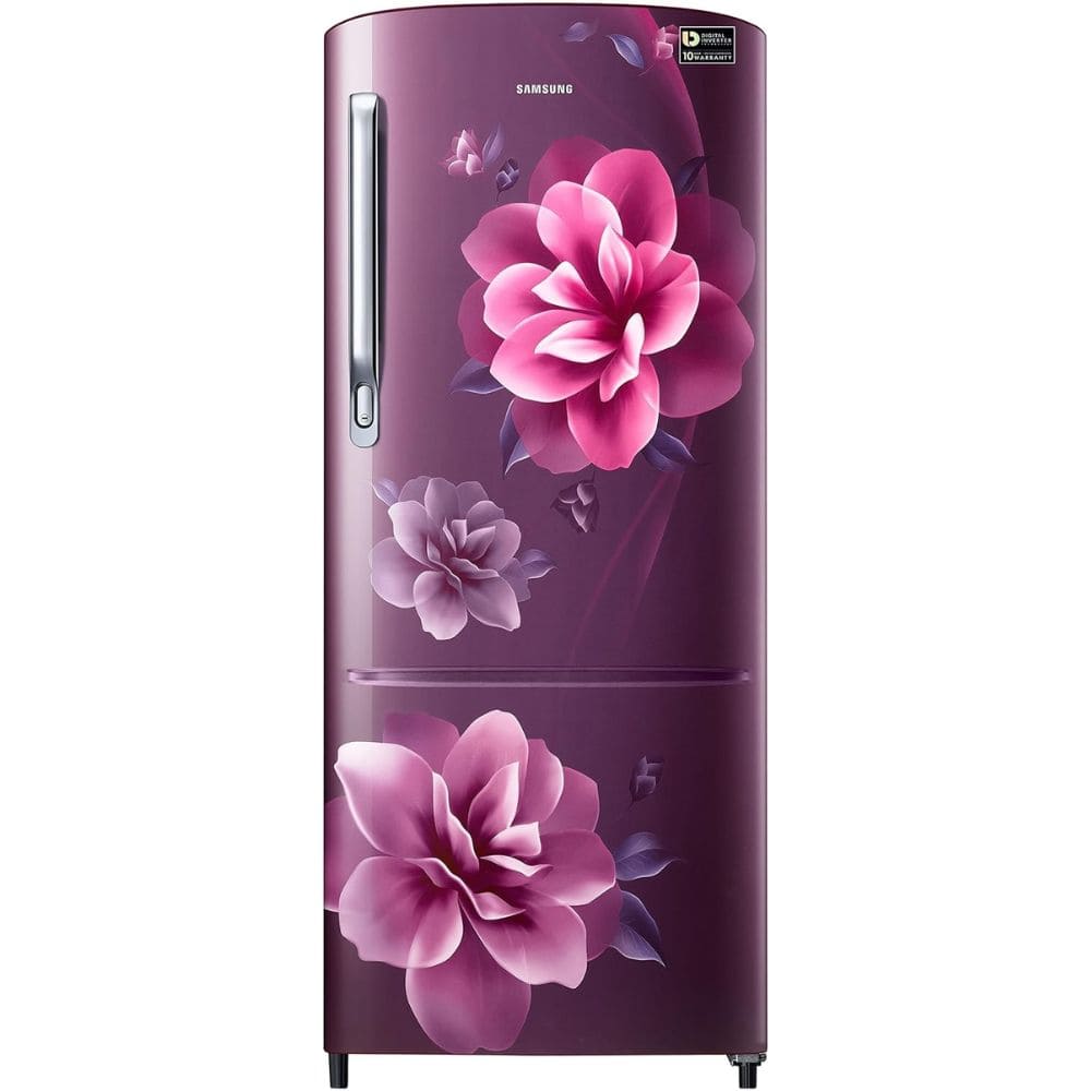 Samsung ,RR24C2723CR, 223 Ltrs Direct Cool Single Door Refrigerator, Camellia Purple