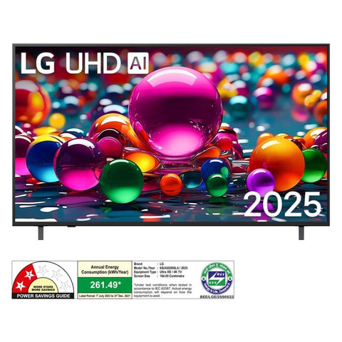 LG 65UA83006LA, 65 Inches 4K Ultra HD Smart LED TV, Black