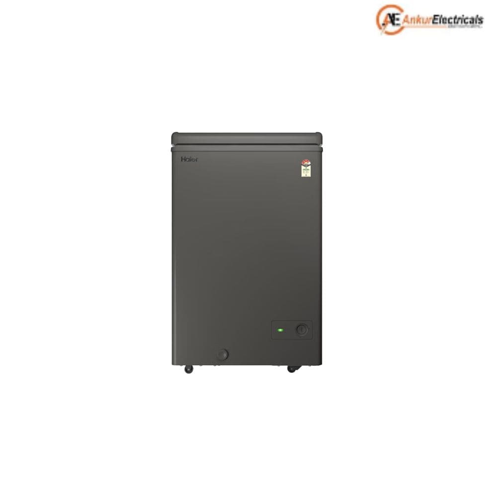 Haier HFC-150SET4, 150 Ltrs 4 Star Single Door Hard Top Convertible Deep Freezer, Titanium Grey