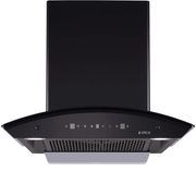 Elica FLCG LTW 600 HAC MS NERO, 60 cm 1200 m3/hr Filterless Auto clean Kitchen Chimney (Black)