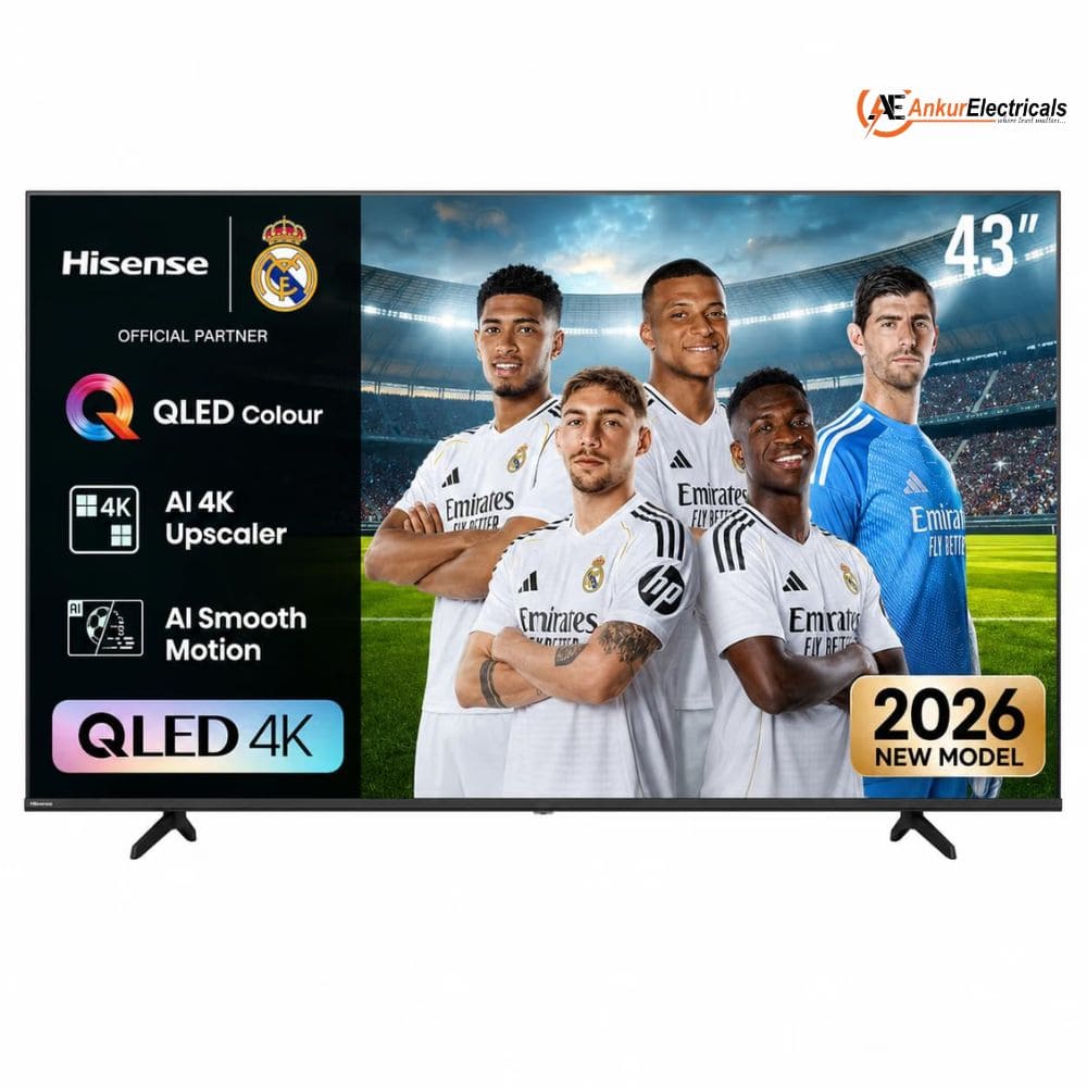 Hisense 43Q6S, 43 Inches 4K Ultra HD Smart TV, Black