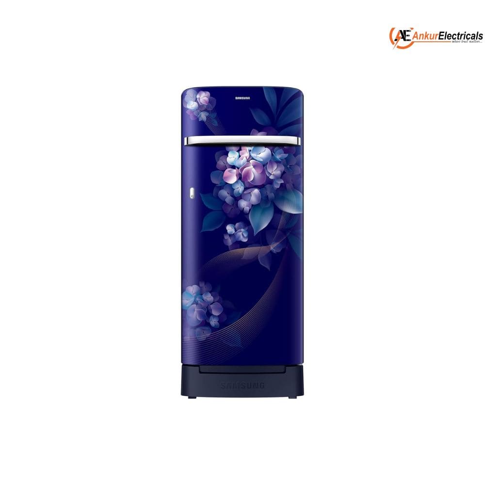 Samsung 215 Ltrs, 4 Star Digital Inverter, Direct Cool Single Door Refrigerator (RR23H2H34HS, Hydrangea Blue)