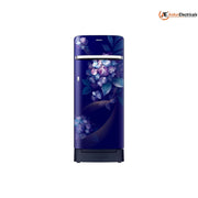 Samsung 215 Ltrs, 4 Star Digital Inverter, Direct Cool Single Door Refrigerator (RR23H2H34HS, Hydrangea Blue)