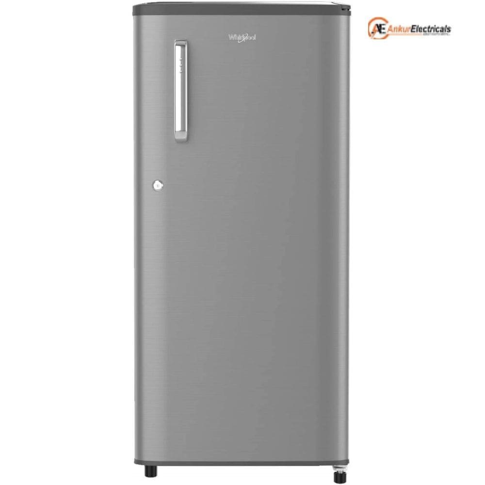 Whirlpool 184 Ltrs, 2 Star Direct Cool Single Door Refrigerator (205 IMPC PRM Imperial Steel)