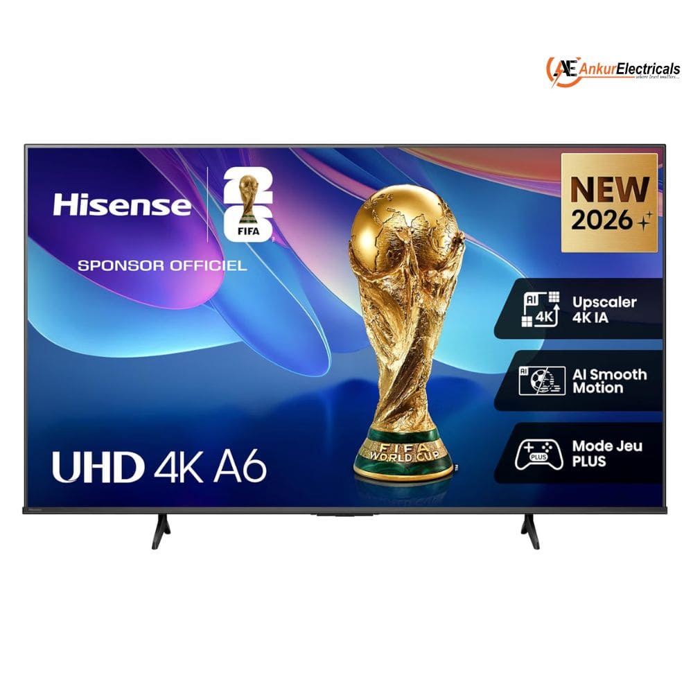 Hisense 55A6S, 55 Inches 4K Ultra HD Smart QLED TV, Black