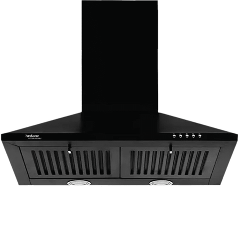 Hindware Myra 60 C BLK, 1000 m3/hr Auto-Clean Kitchen Chimney (Black)