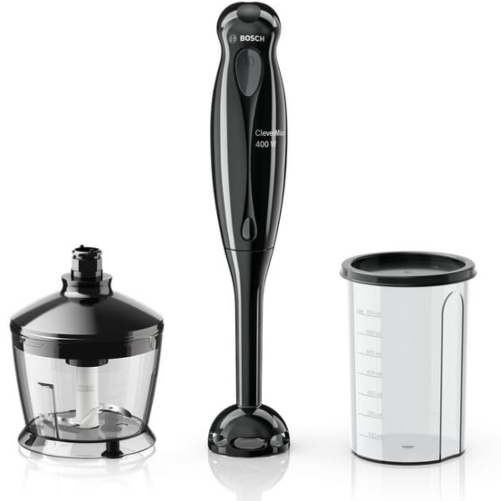 Bosch MS1BG1021I, 400 Watts Hand Blender with Beaker and Chopper, Black