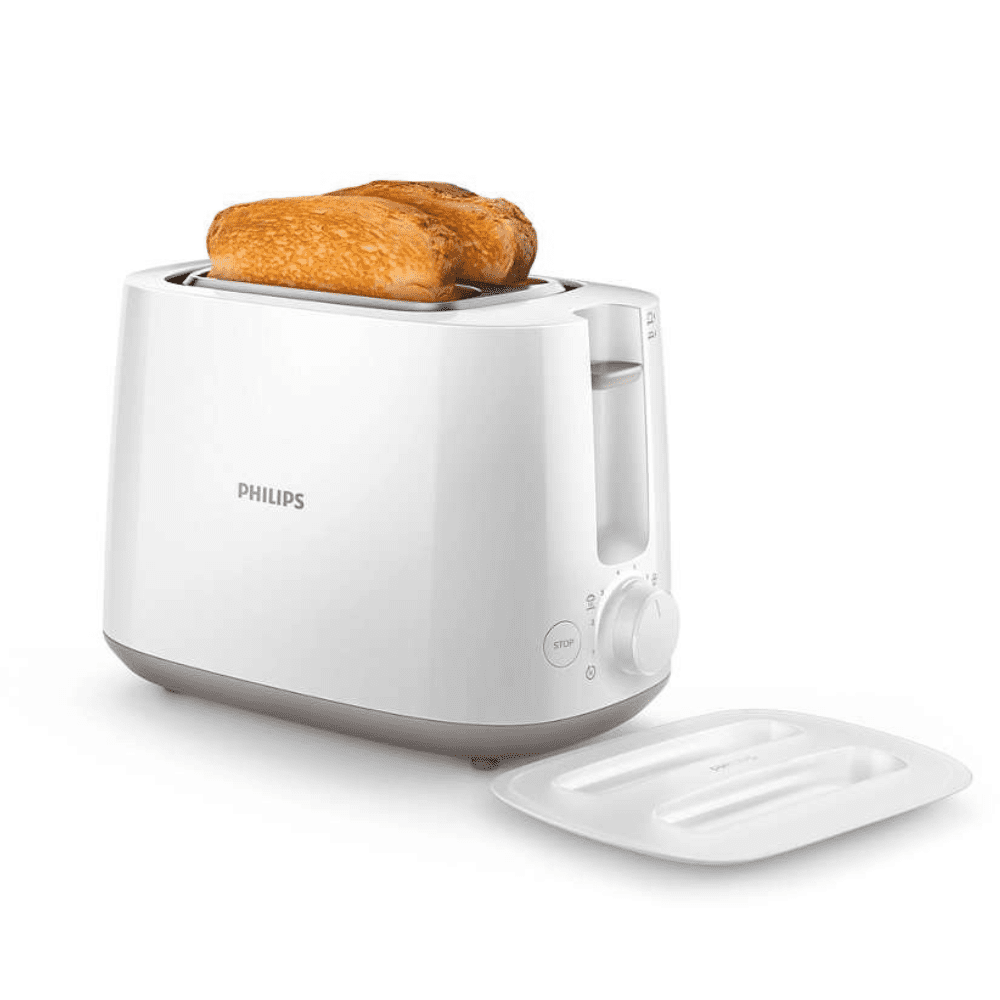 Philips 830 Watt Toaster 2-Slice (HD2582/00, White)