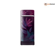 Samsung 215 Ltrs, 5 Star Digital Inverter, Direct Cool Single Door Refrigerator (RR23H2H359R/HLtrs, Paradise Bloom Red)