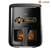Haier 5 Litres 1500 Watt Digital Air Fryer with 3 D Hot Circulation (HAF-D503B, Black)