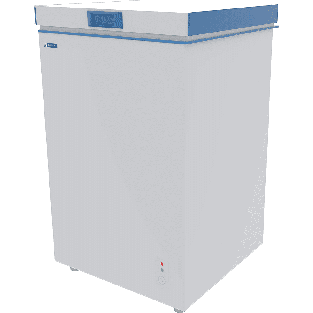 Blue Star CHFSD100DHSW, 95 Ltrs Single Door Deep Freezer, White