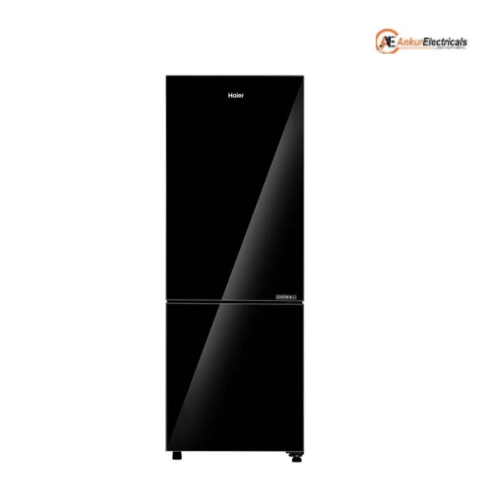 Haier 237 Ltrs, 2 Star Frost Free Double Door Bottom Mount Refrigerator (HRB 2872EKGA P)