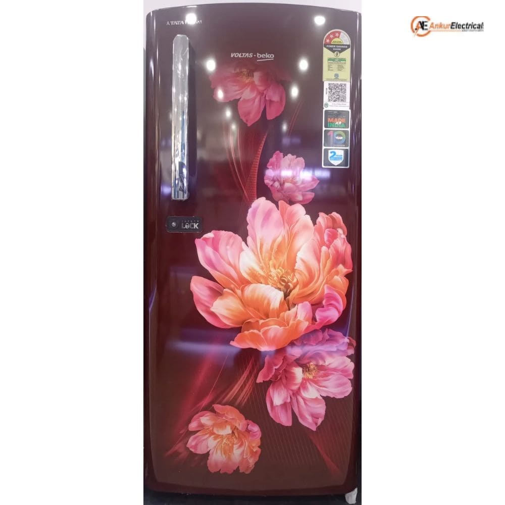 Voltas Beko 185 Ltrs, 5 Star Direct Cool Single Door Refrigerator (RDC220B)