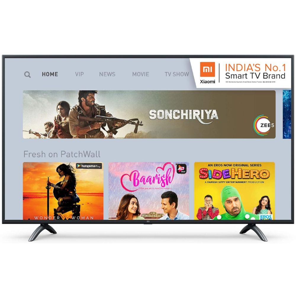 MI Xiaomi LED4C80CM32, 32 Inches HD Ready Smart LED TV, Black