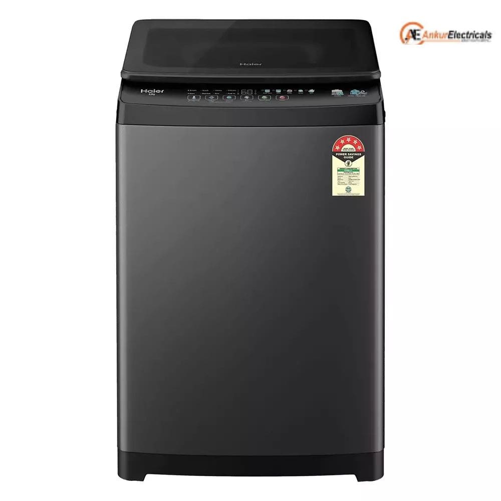 Haier 8.5 Kg 5 Star Semi-Automatic Top Load Washing Machine (HWM85-H326BK,Black)