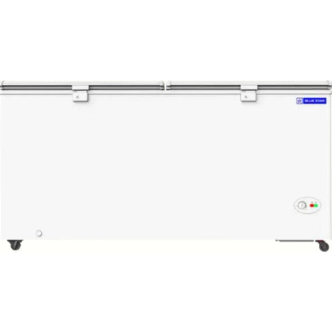 Blue Star CF5-575NEYW, 575 Ltrs Double Door Convertible Direct Cool Deep Freezer, White