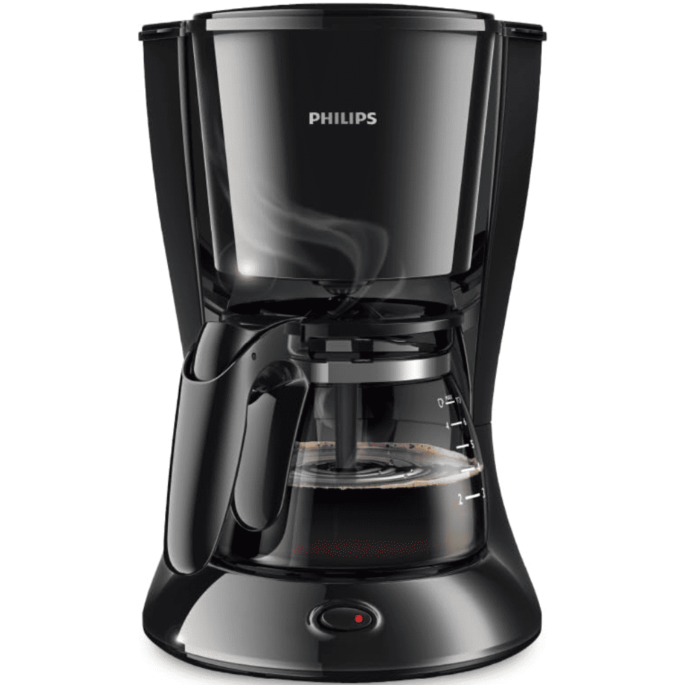 Philips HD7432, 0.6 Ltrs 750 Watts  Drip Medium Coffee Maker Machine, Black