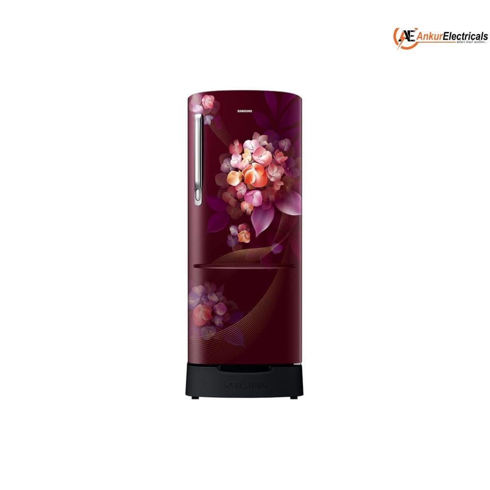 Samsung 223 Ltrs, 3 Star Digital Inverter, Direct Cool Single Door Refrigerator (RR24H2823HT, Hydrangea Blue)