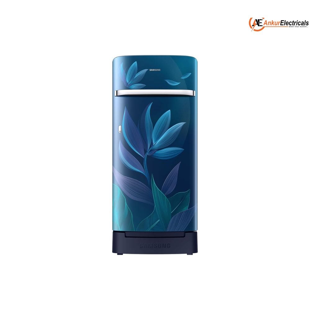Samsung 189 Ltrs, 5 Star Digital Inverter, Direct Cool Single Door Refrigerator (RR21H2H259U, Paradise Bloom Blue)