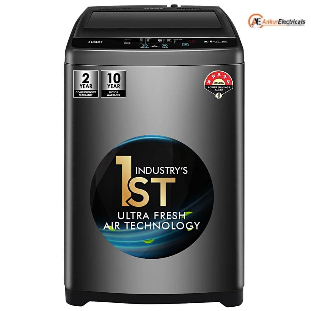 Haier 7 Kg 5 Star Fully Automatic Top Load Washing Machine (HWM70-306S8N1,Grey)
