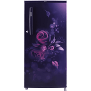 LG 185 Ltrs 2 Star Inverter Direct Cool Single Door Refrigerator (GL-B199OBED,Blue Euphoria)