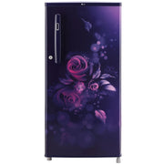 LG 190 Ltrs 3 Star Inverter Direct Cool Single Door Refrigerator (GL-B199OBEC, Blue Euphoria)