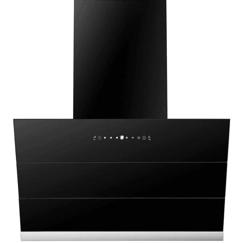 Faber Hood Zenith FL SC BK, 60 cm 1350 m3/hr Auto-Clean Angular Kitchen Chimney (Black)