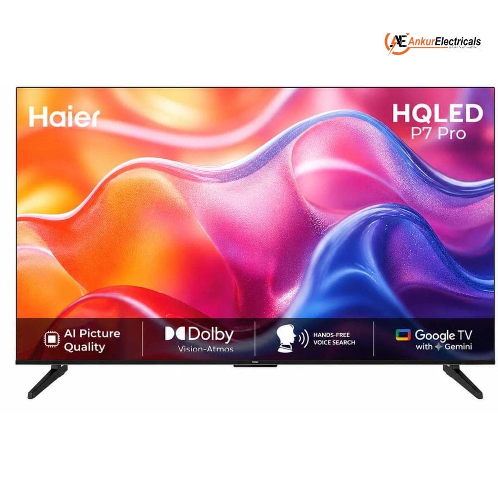Haier 50P7 Pro, 50 Inches 4K Ultra HD QLED Google TV, Black